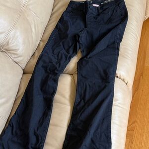 Laurie Felt Dark Blue Silky Flare Jeans